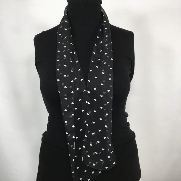 Heart Print Scarf - Picture 1 of 3